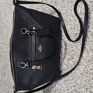 Coach Satchel Purse. Black GUC